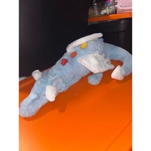 Jellycat Large Sky Dragon Plush Soft Toy Blue White Winged Mythical SKY2DD NWT